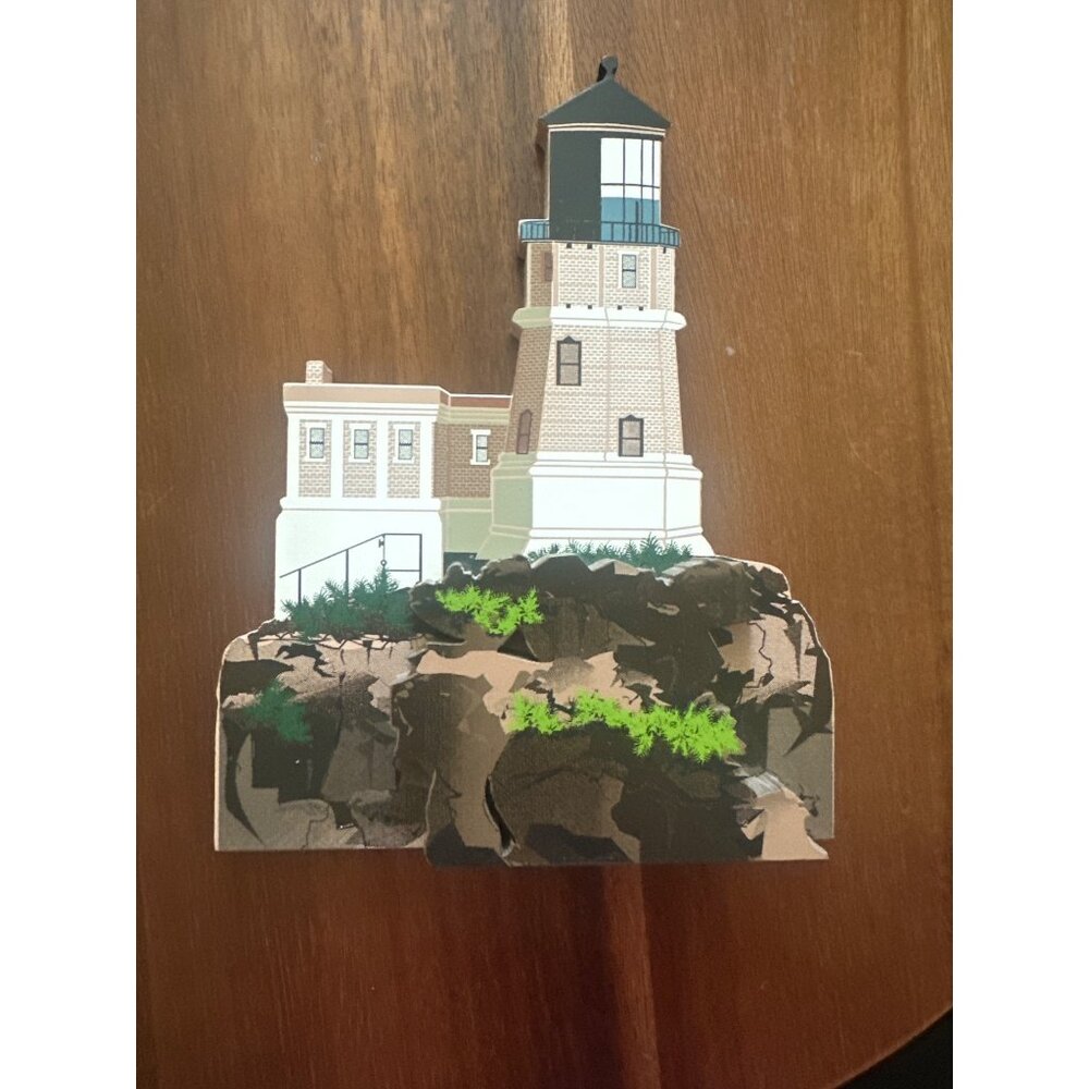 Split Rock‎ Light Two Harbors Minnesota 3D Wood Shelias Charleston S.C. 1996